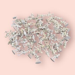 Miniature Cupid Plastic Figurine Set Of 83  Made In Hong Kong 2"